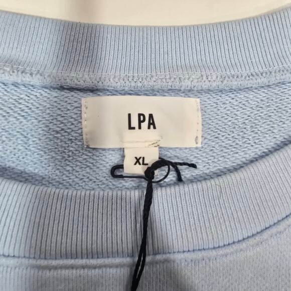 LPA Everything Is The Best Sweatshirt in Cloud Blue XL - Picture 8 of 14